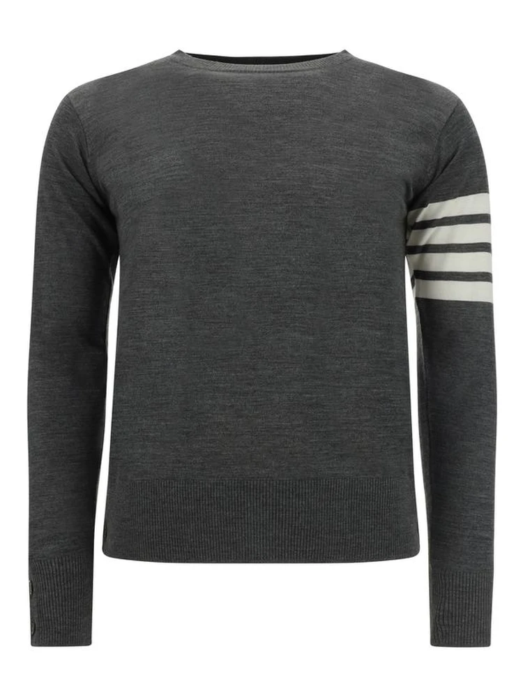 Gray Fleece Wool Sweatshirt