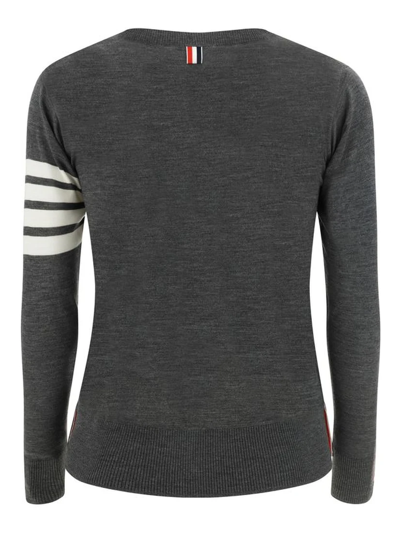 Gray Fleece Wool Sweatshirt