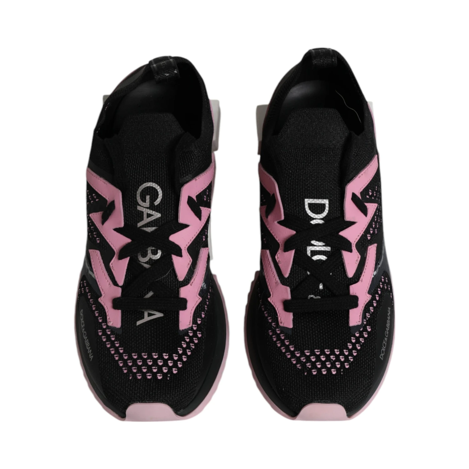 Black Pink SORRENTO Sport Stretch Sneakers Shoes