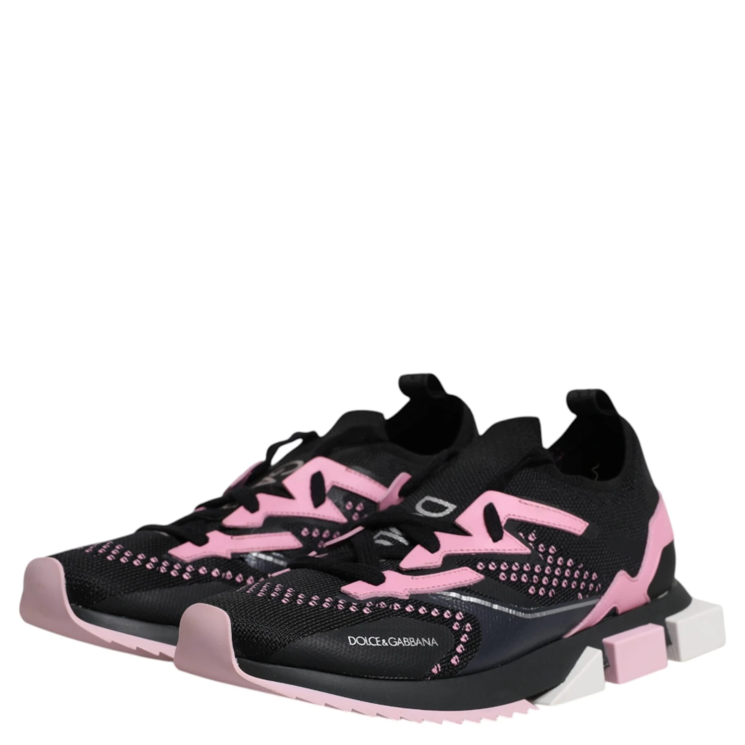 Black Pink SORRENTO Sport Stretch Sneakers Shoes