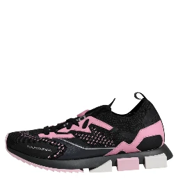 Black Pink SORRENTO Sport Stretch Sneakers Shoes