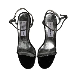 Black Ankle Strap High Heels Sandals Shoes