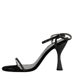Black Ankle Strap High Heels Sandals Shoes