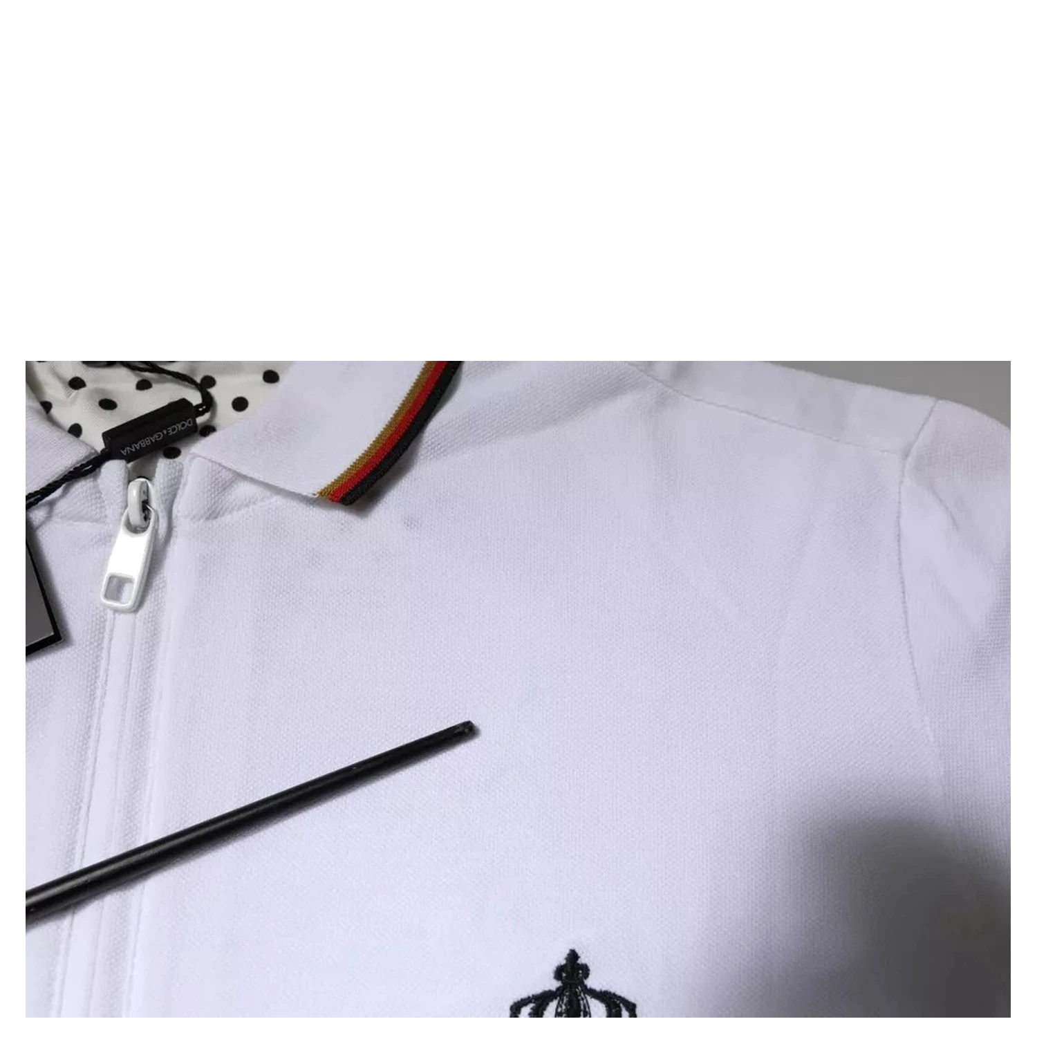 White Crown Men Full Zip Sweatshirt Sweater