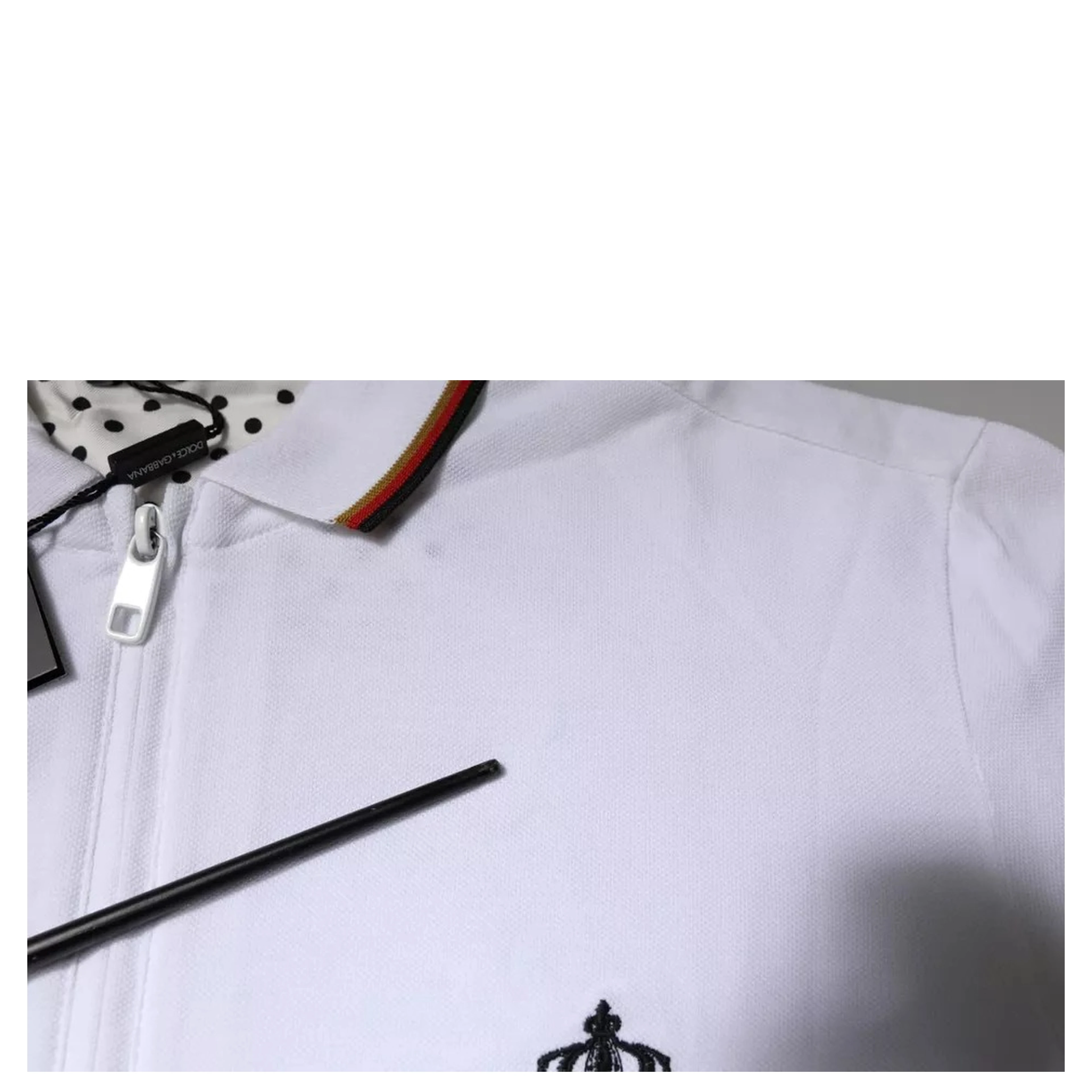 White Crown Men Full Zip Sweatshirt Sweater