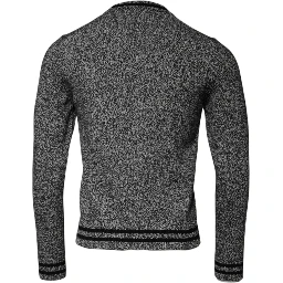 Gray Crown King Cashmere Pullover Sweater