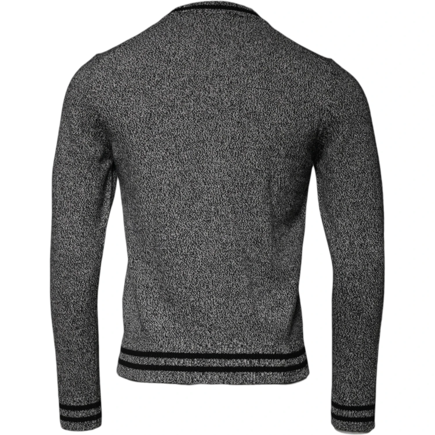 Gray Crown King Cashmere Pullover Sweater