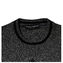 Gray Crown King Cashmere Pullover Sweater
