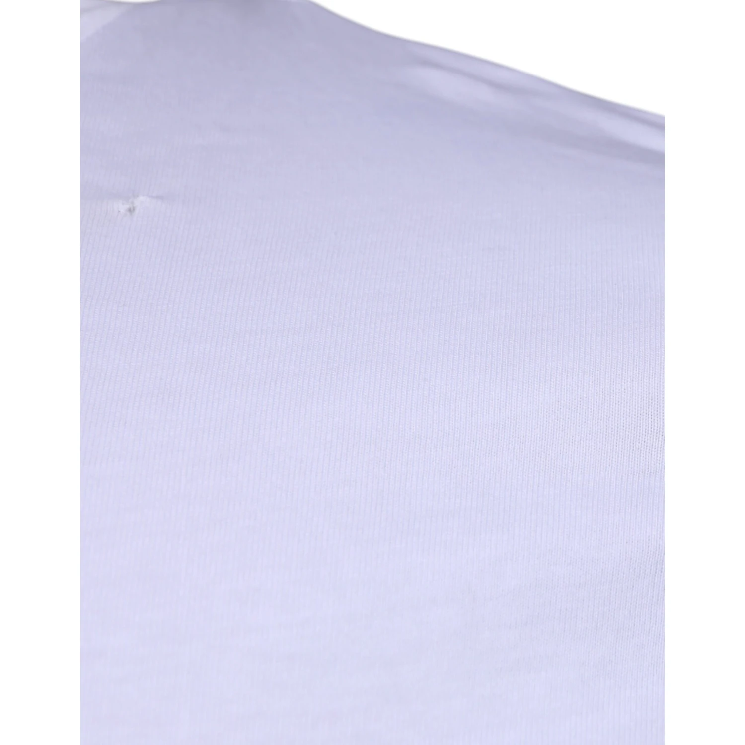 White DG Logo Cotton Crew Neck T-shirt