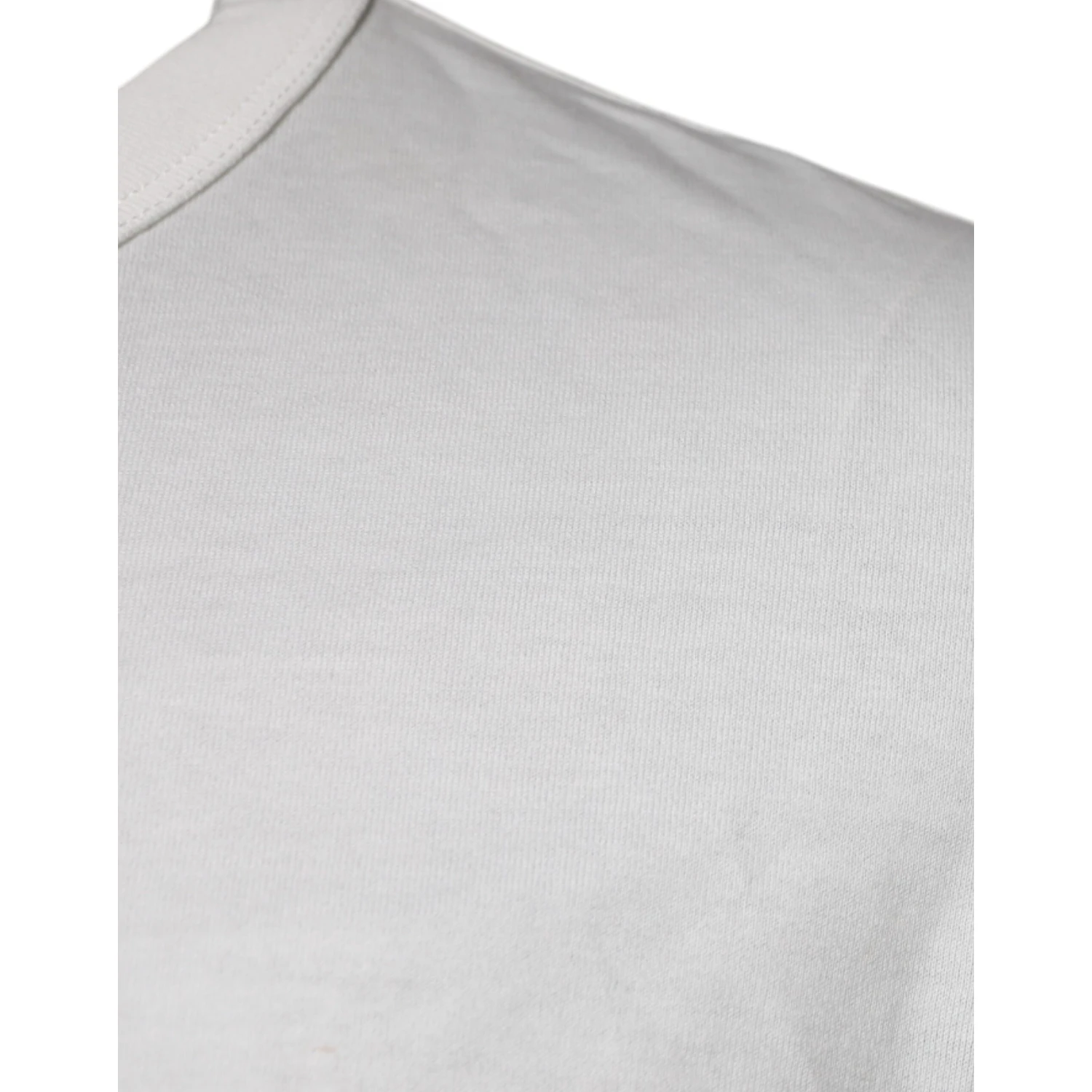 White DG Logo Cotton Crew Neck T-shirt