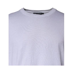 White Cotton Crew Neck Short Sleeves T-shirt