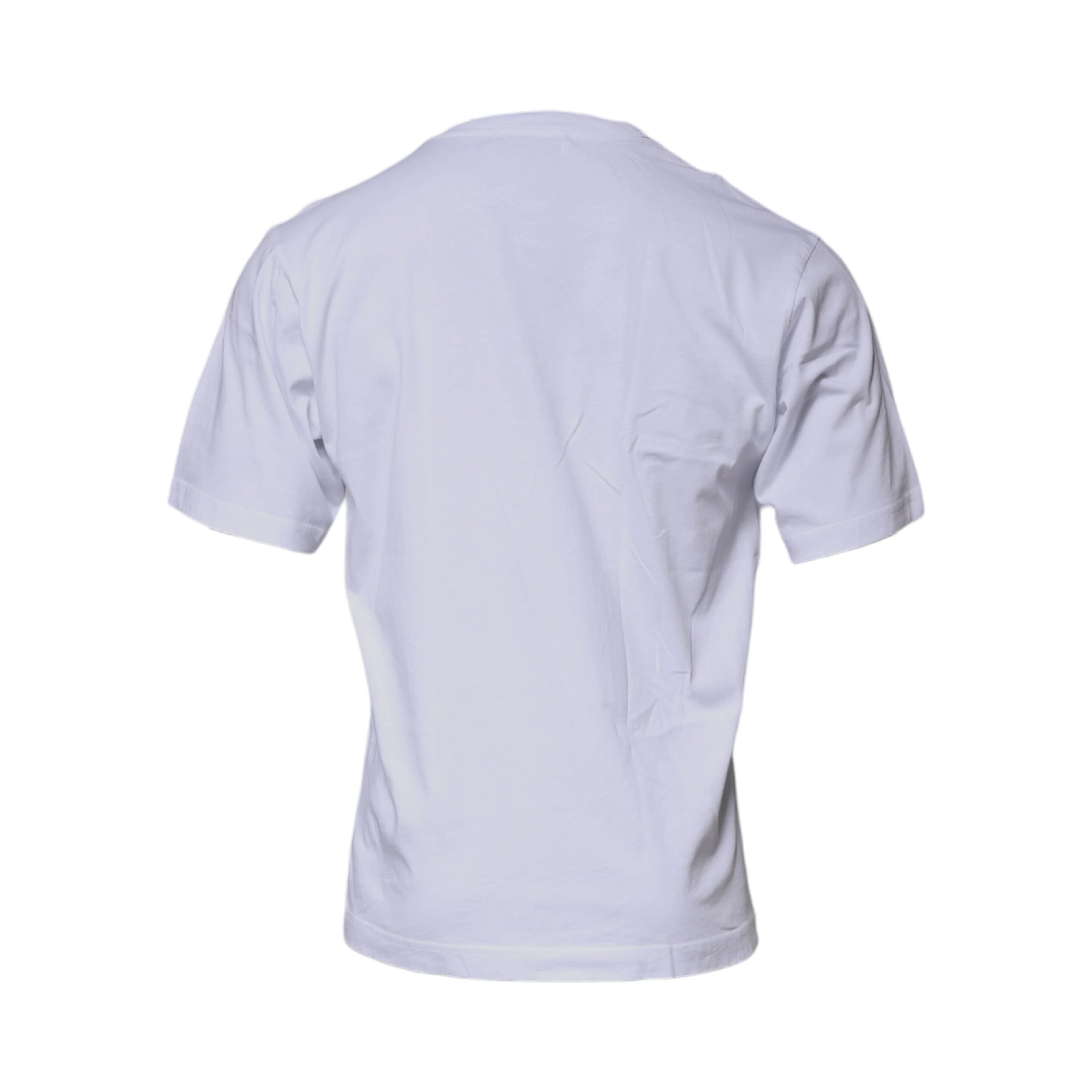 White DG Logo Cotton Crew Neck T-shirt
