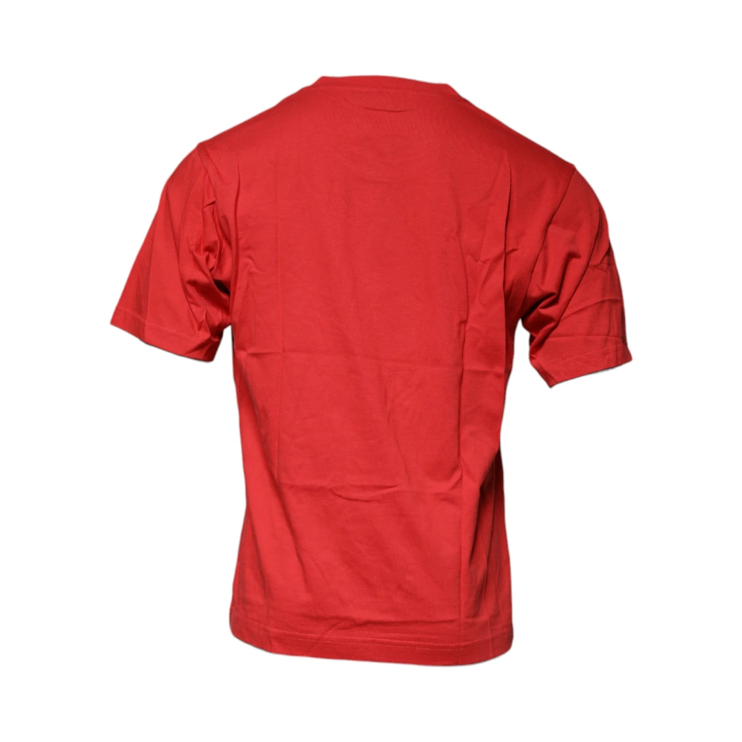 Red DG Logo Cotton Crew Neck T-shirt