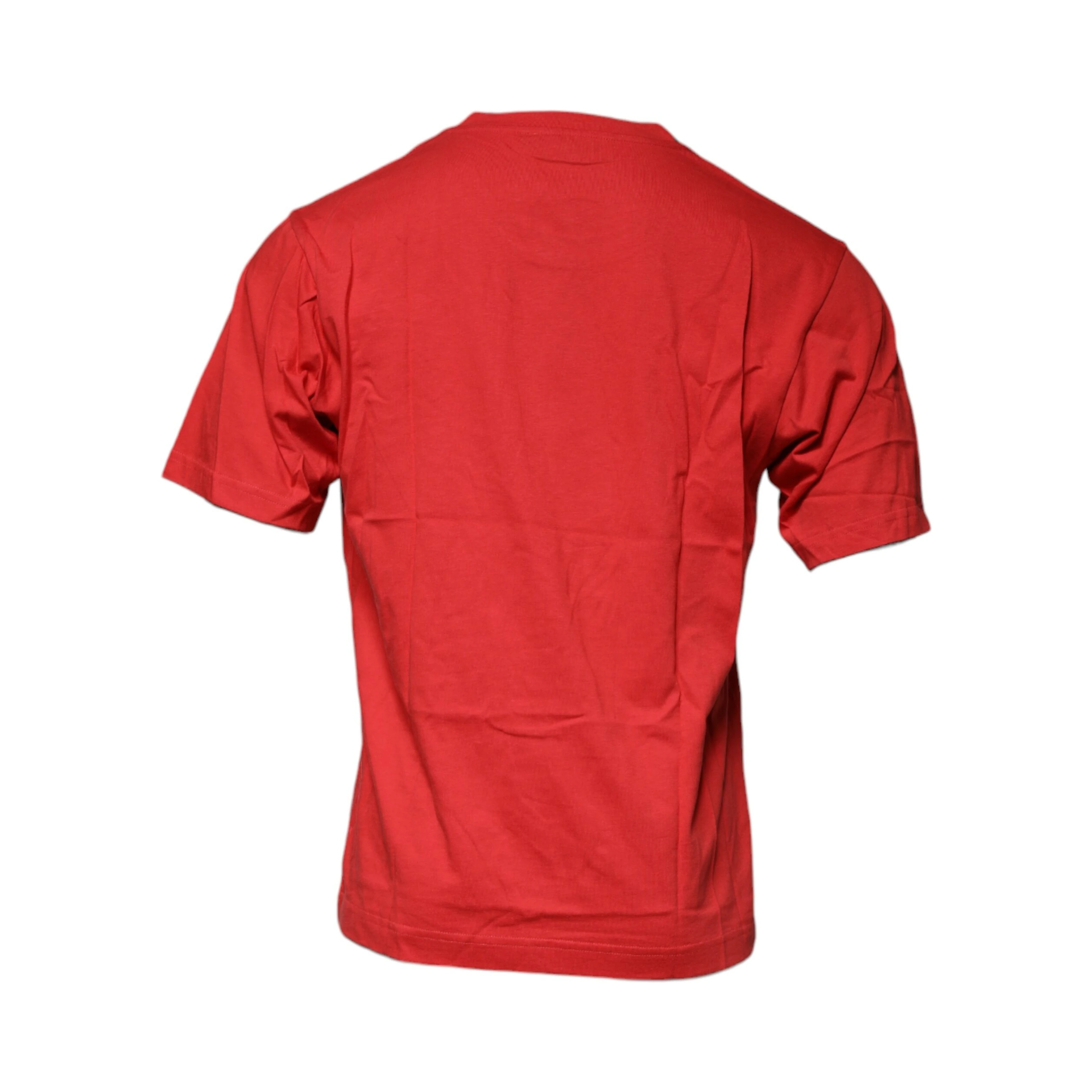 Red DG Logo Cotton Crew Neck T-shirt