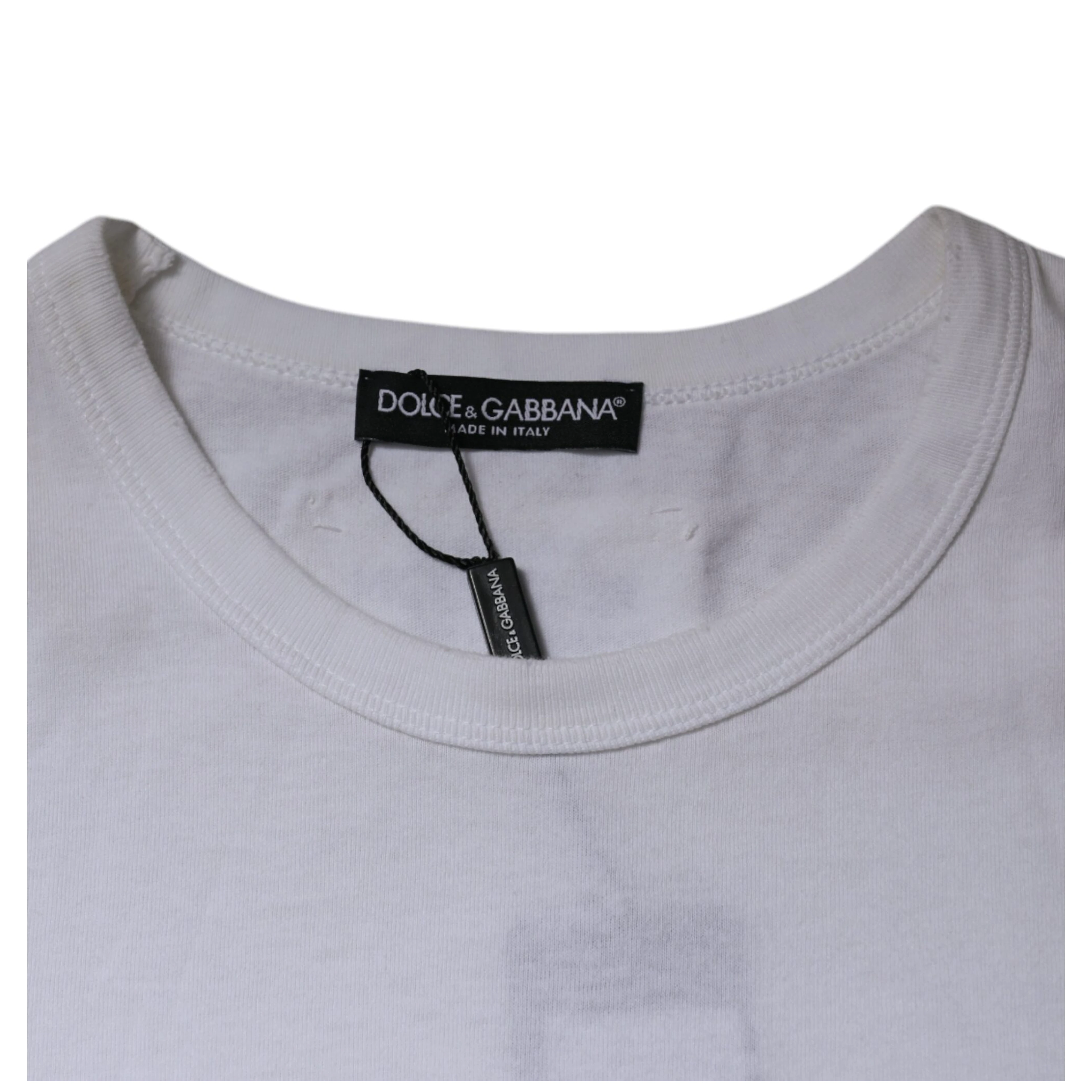 White Stripes Crew Neck Short Sleeves T-shirt