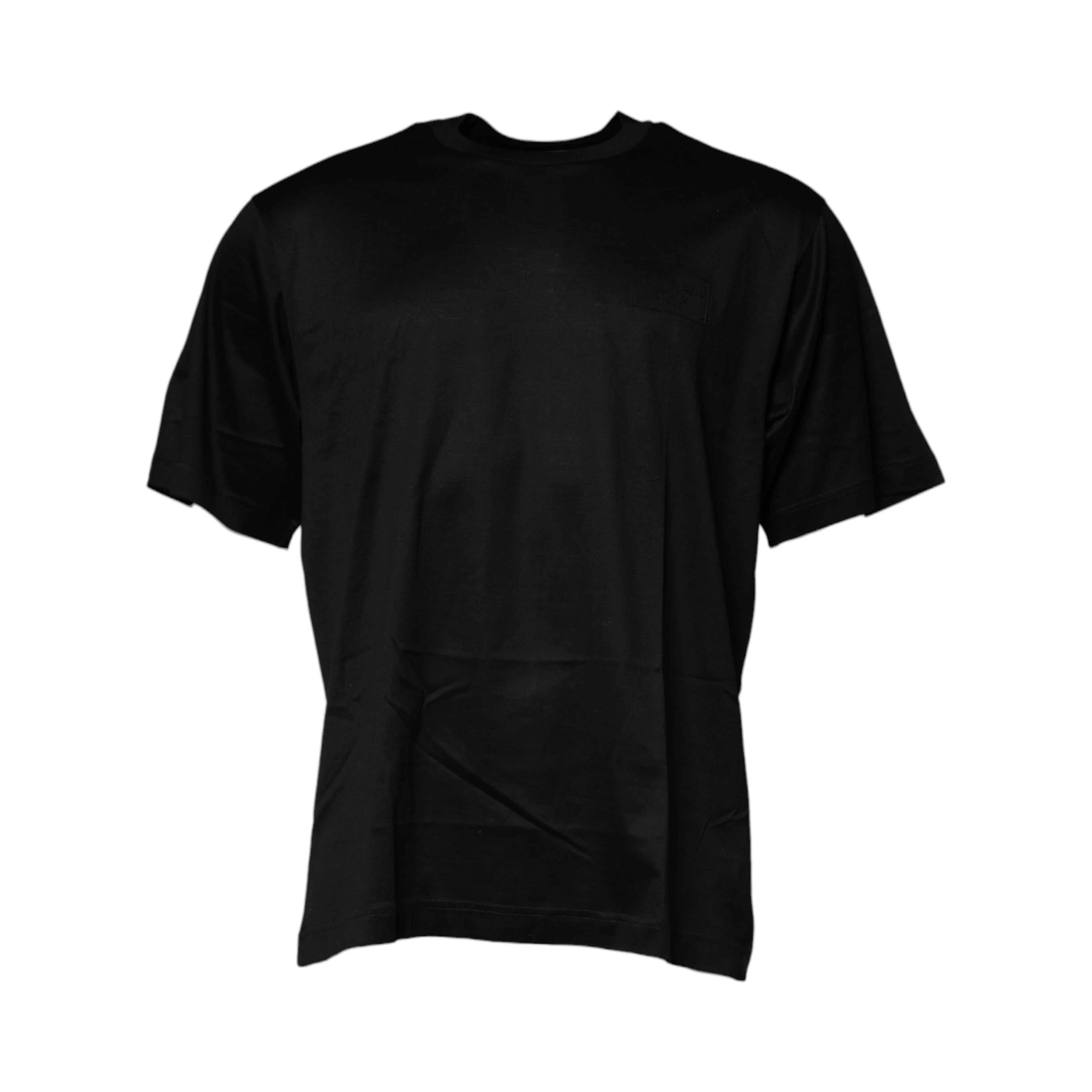 Black Crew Neck Short Sleeve T-shirt
