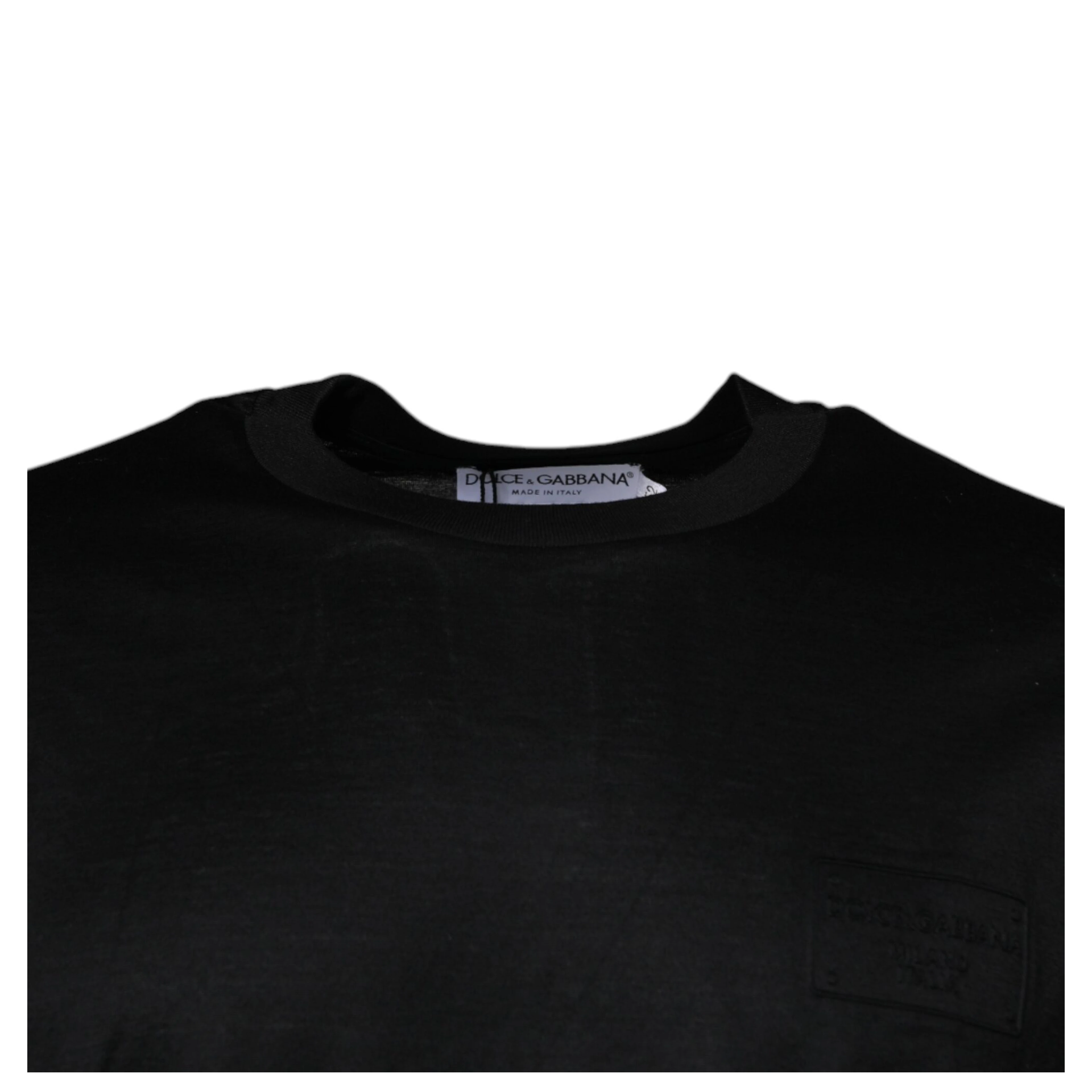 Black Crew Neck Short Sleeve T-shirt