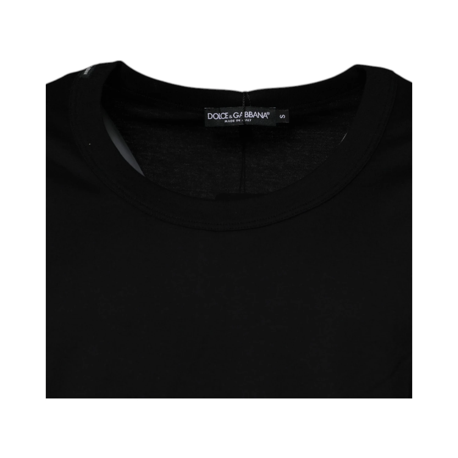 Black Cotton Round Neck Sleeveless T-shirt