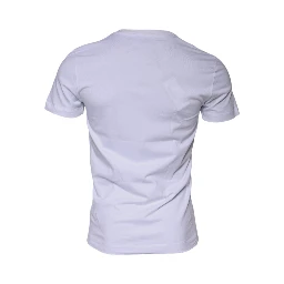 White DG Logo Cotton Crew Neck T-shirt