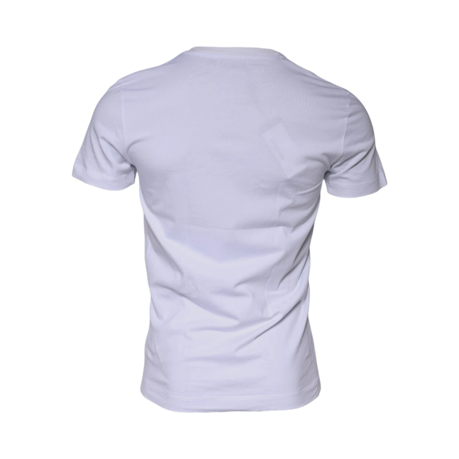 White DG Logo Cotton Crew Neck T-shirt