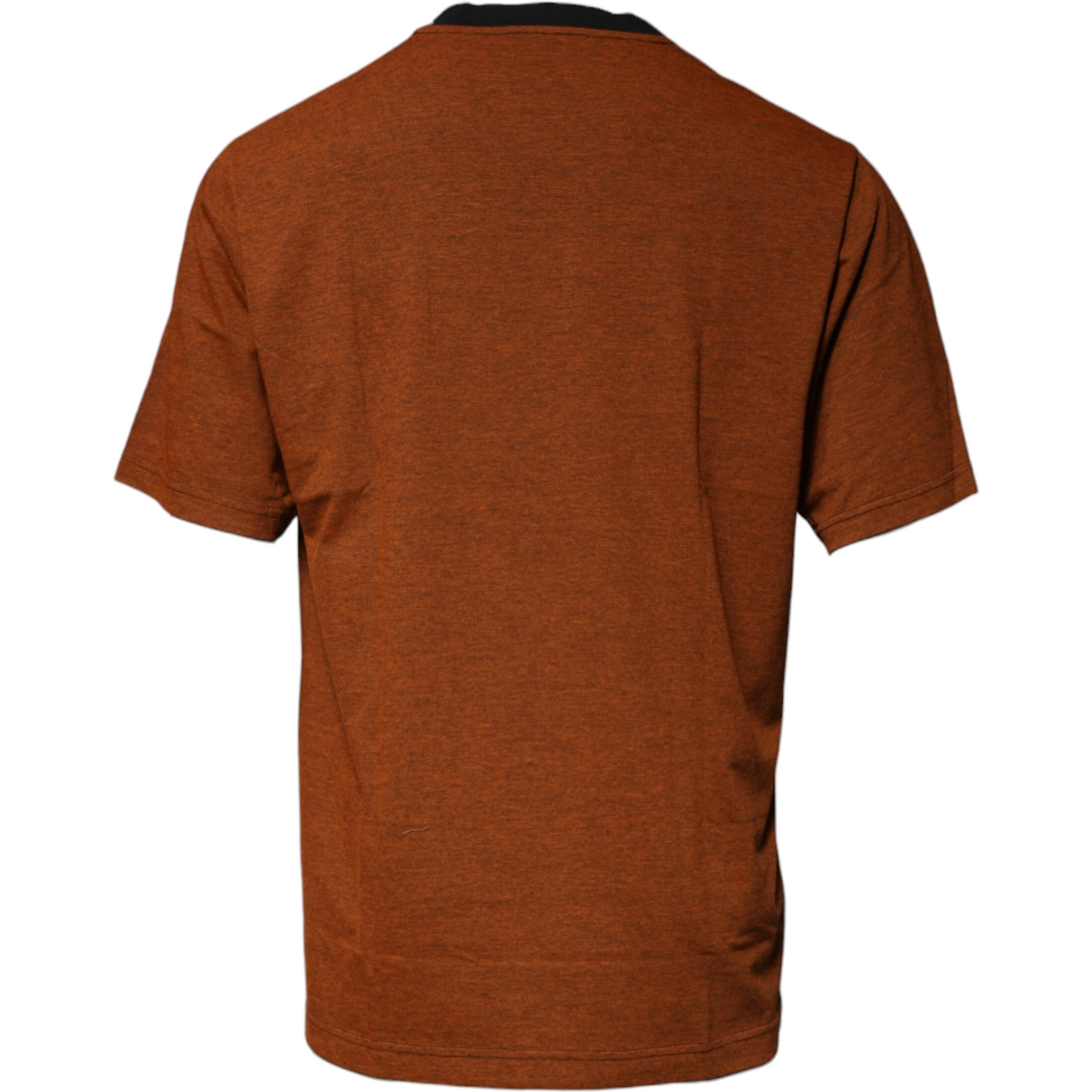 Brown DG Logo Cotton Crew Neck T-shirt
