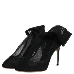 Black Nylon Mesh Sock Style Boots Shoes
