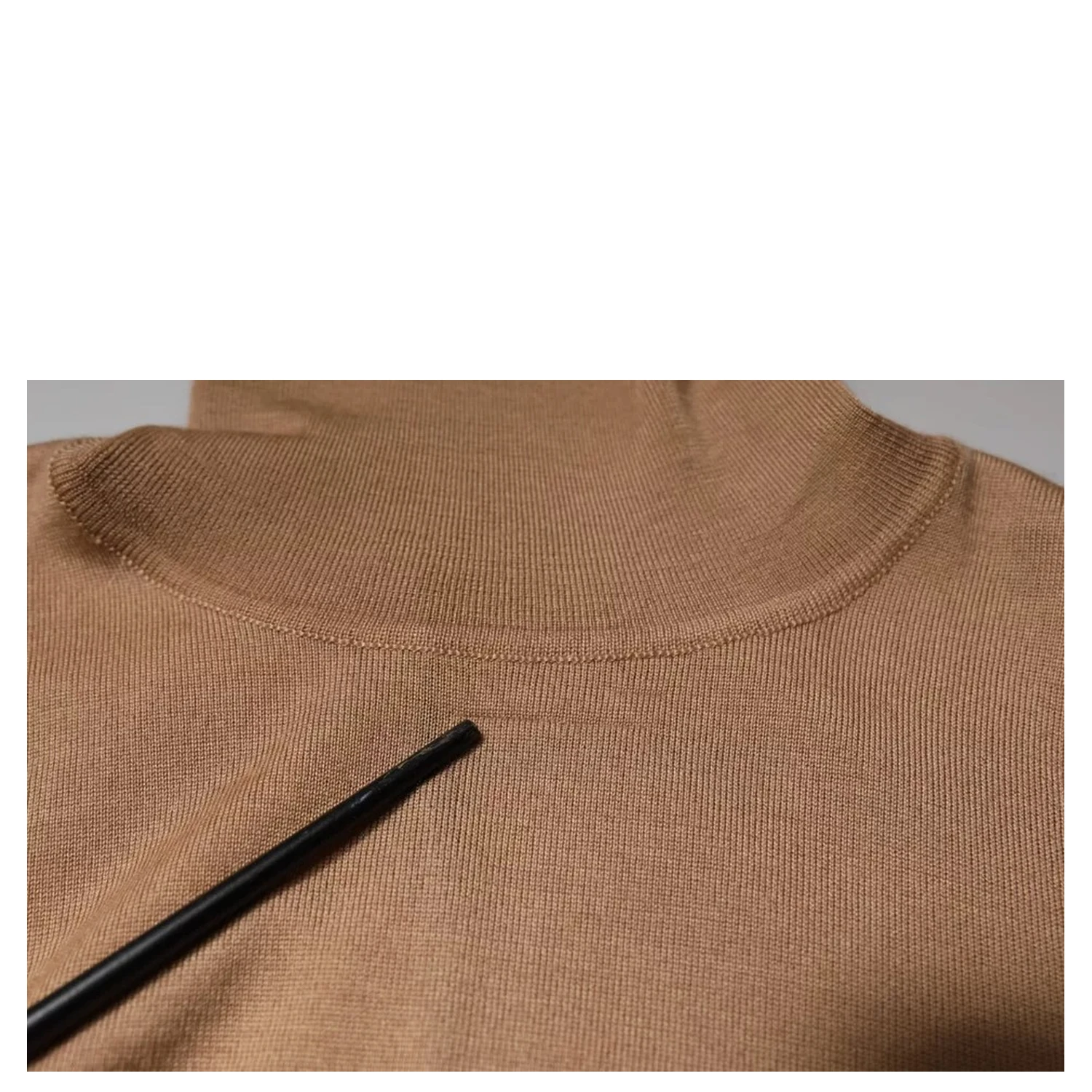 Brown Turtleneck Long Sleeve Pullover Sweater