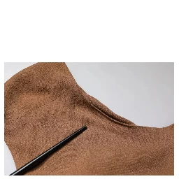 Brown Sleeveless Deep V-neck A-line Long Maxi Dress