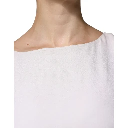 Off White Embellished Long Maxi Dress