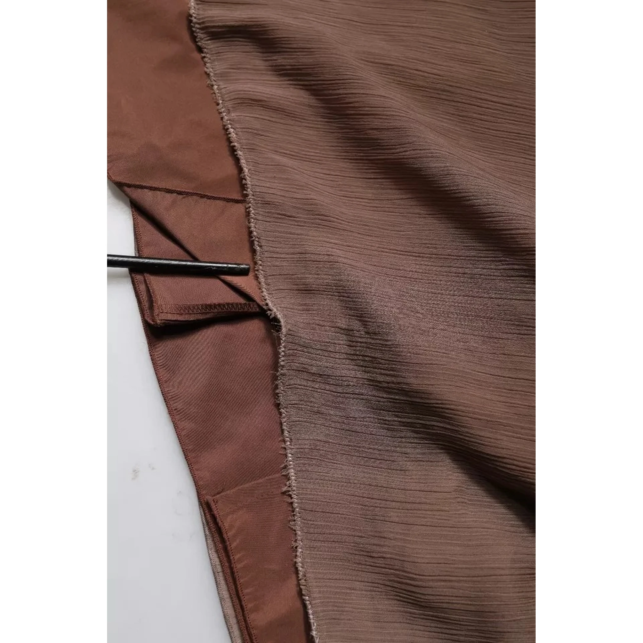 Brown Sleeveless Deep V-neck A-line Long Maxi Dress