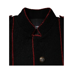 Black Single Breasted Trench Coat Jacket