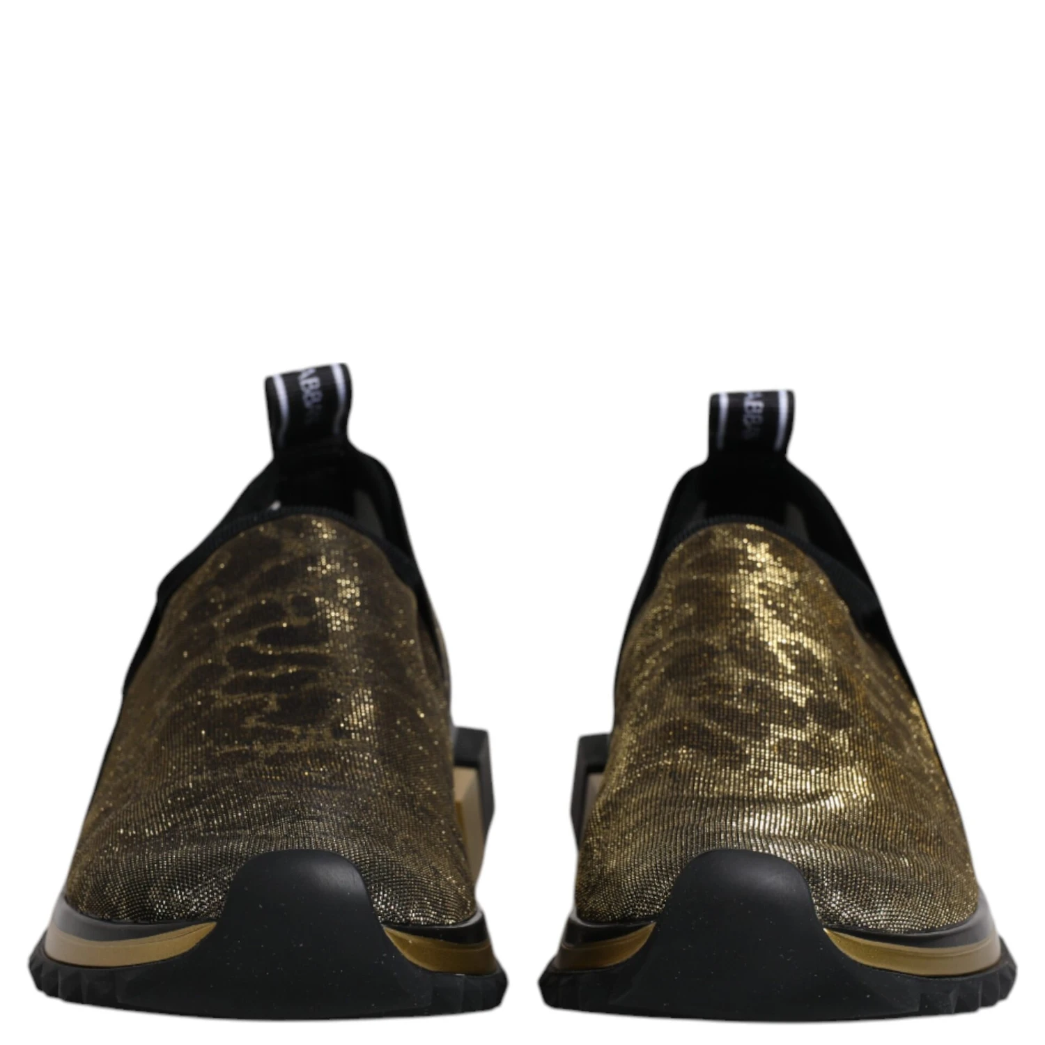 Gold Glitter Leopard Sorrento Sneakers Shoes