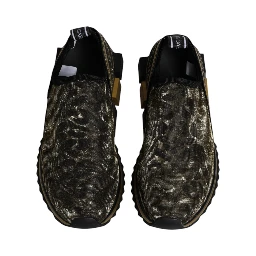 Gold Glitter Leopard Sorrento Sneakers Shoes