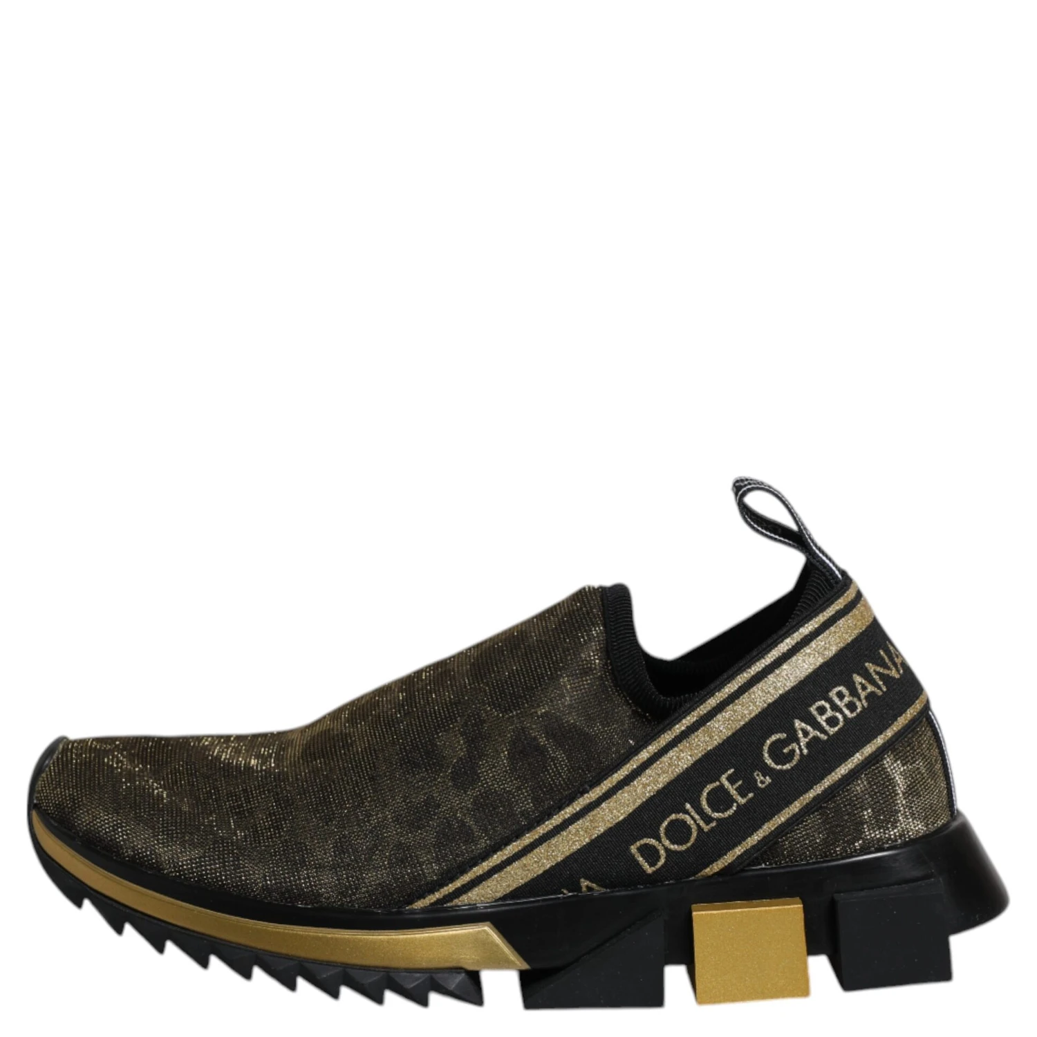 Gold Glitter Leopard Sorrento Sneakers Shoes