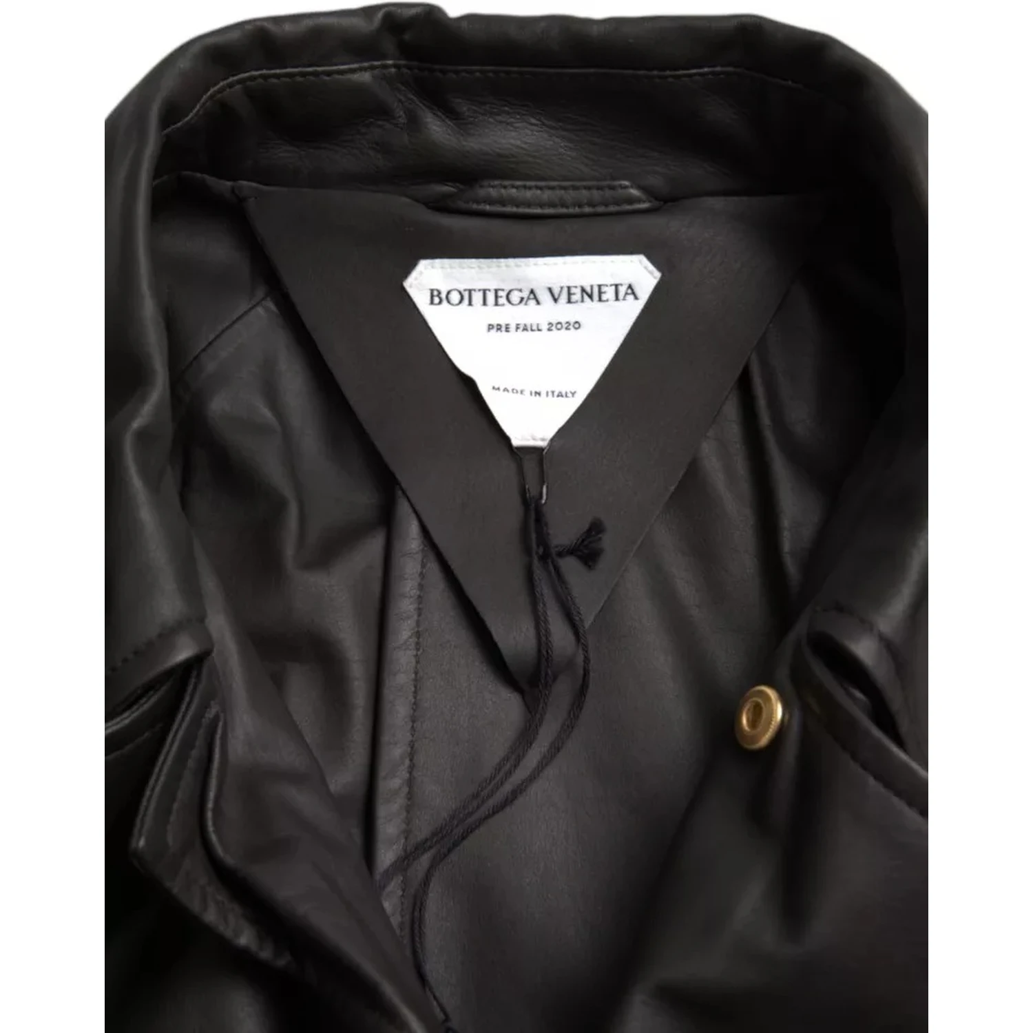 Black Leather Men Waterproof Trenchcoat Jacket