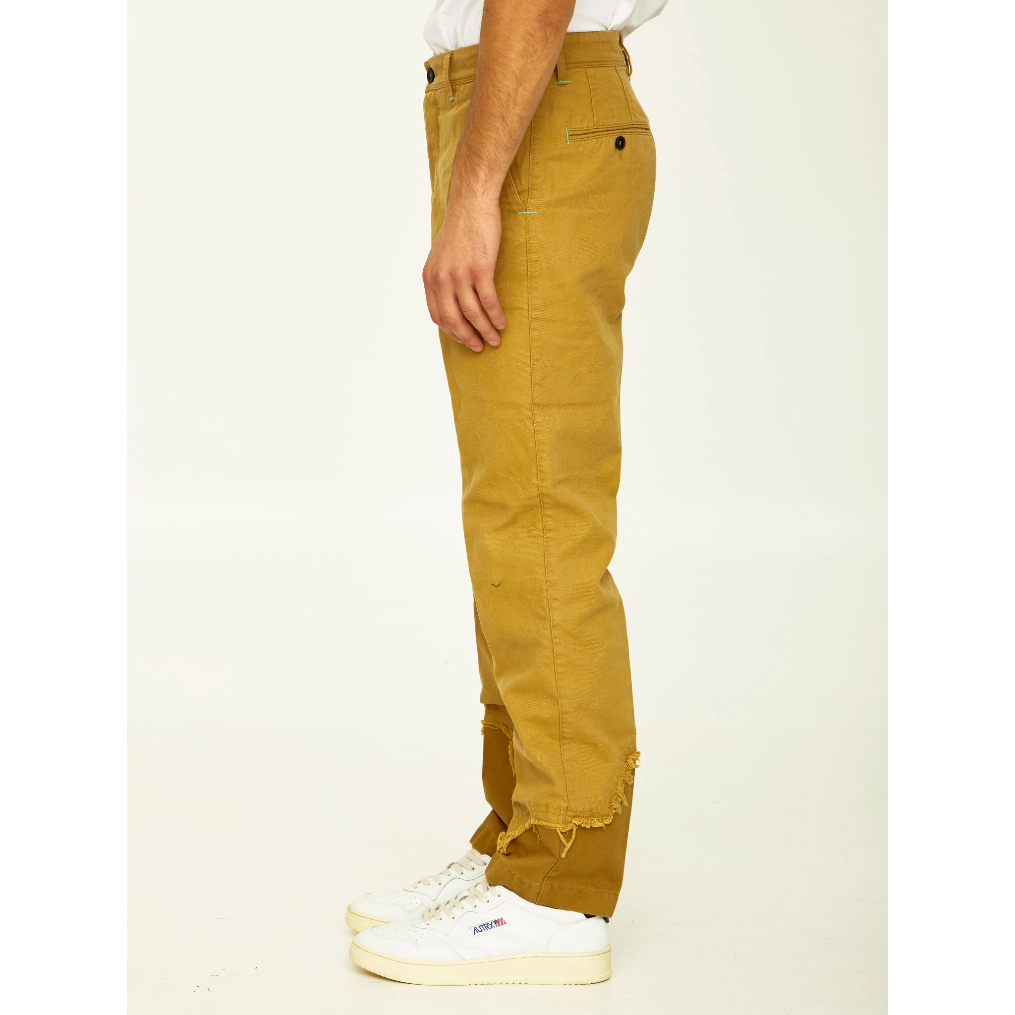 Camel cotton trousers