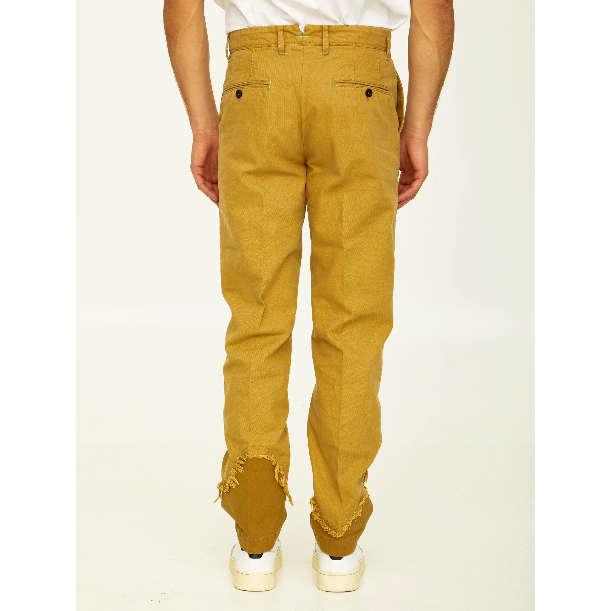 Camel cotton trousers