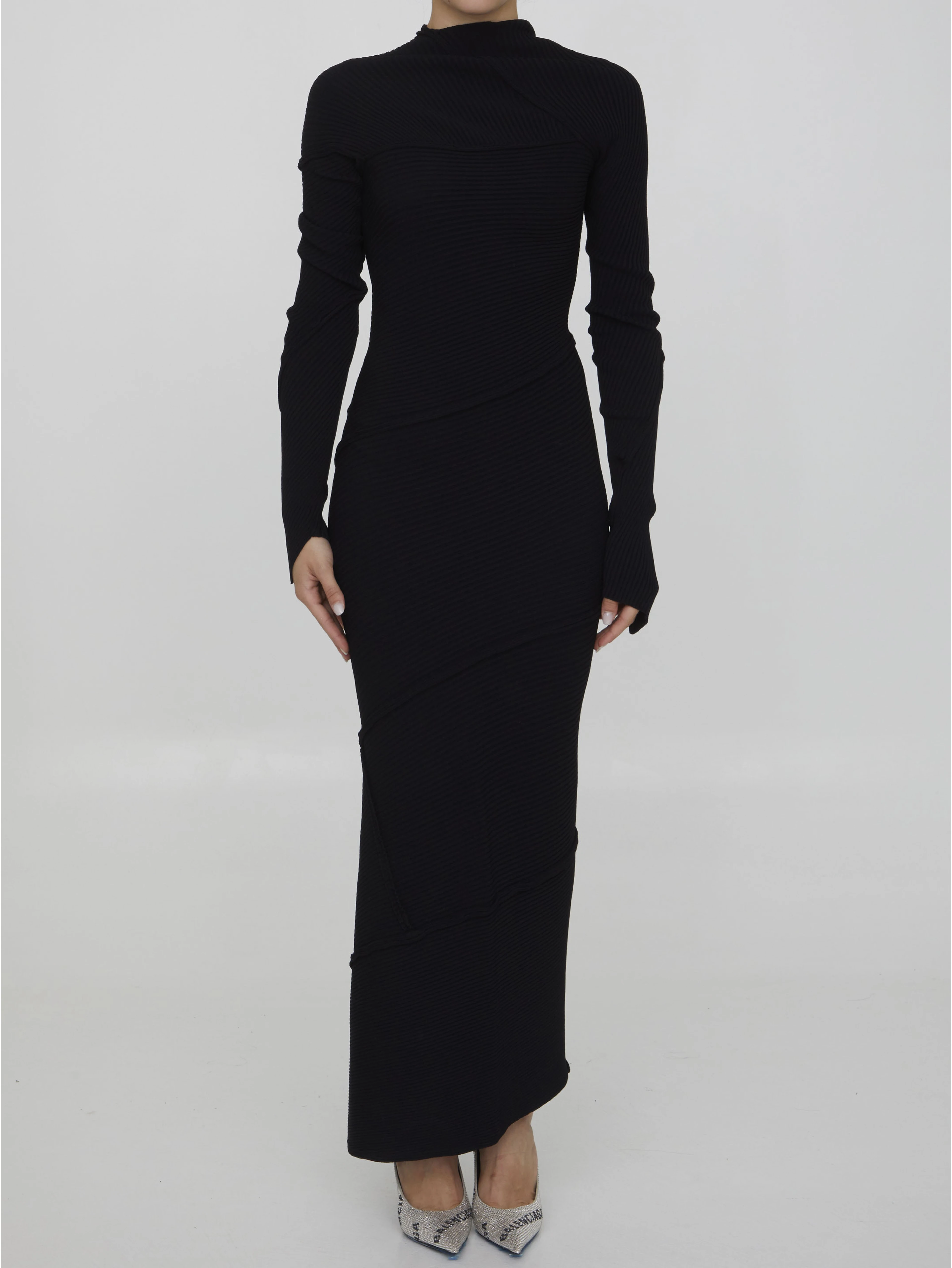 Spiral maxi dress