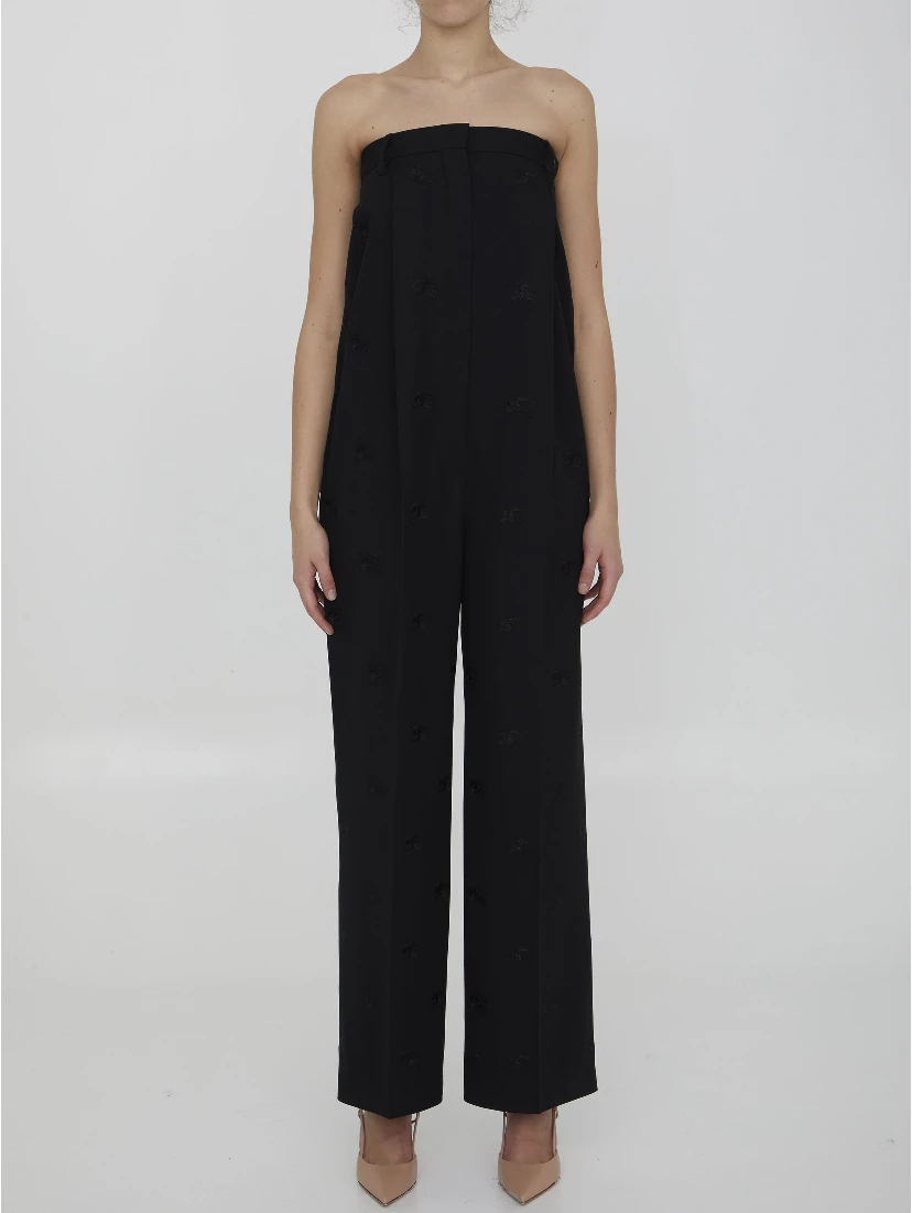 Tailored wool jumpsuit
