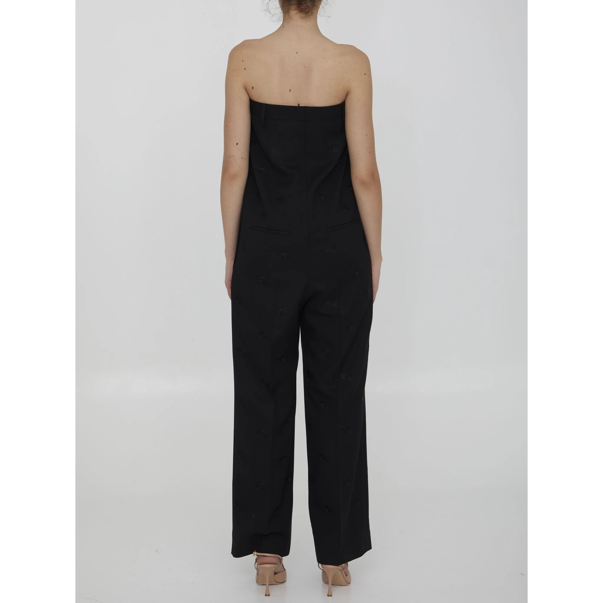 Tailored wool jumpsuit