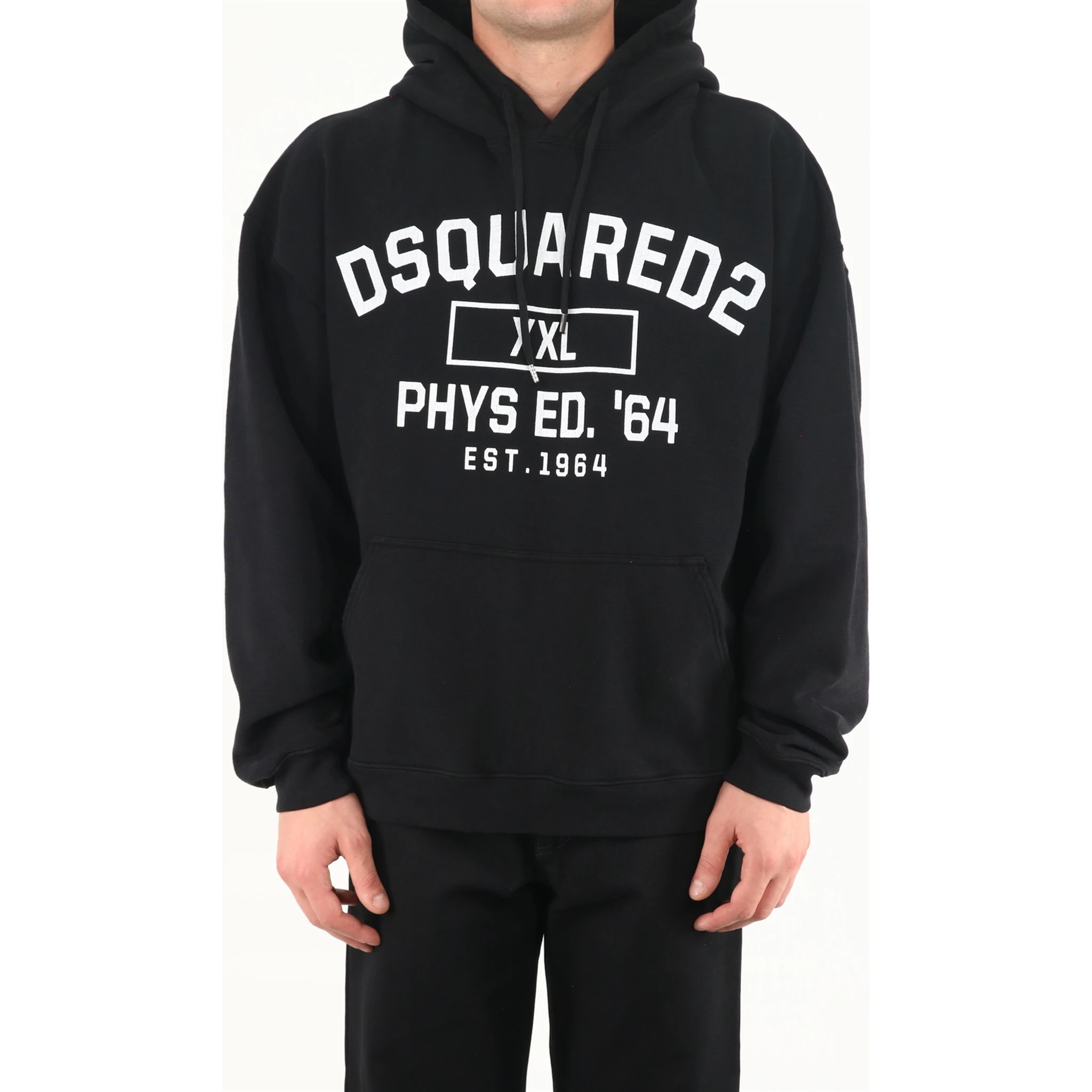 D2 XXL Herca hoodie black