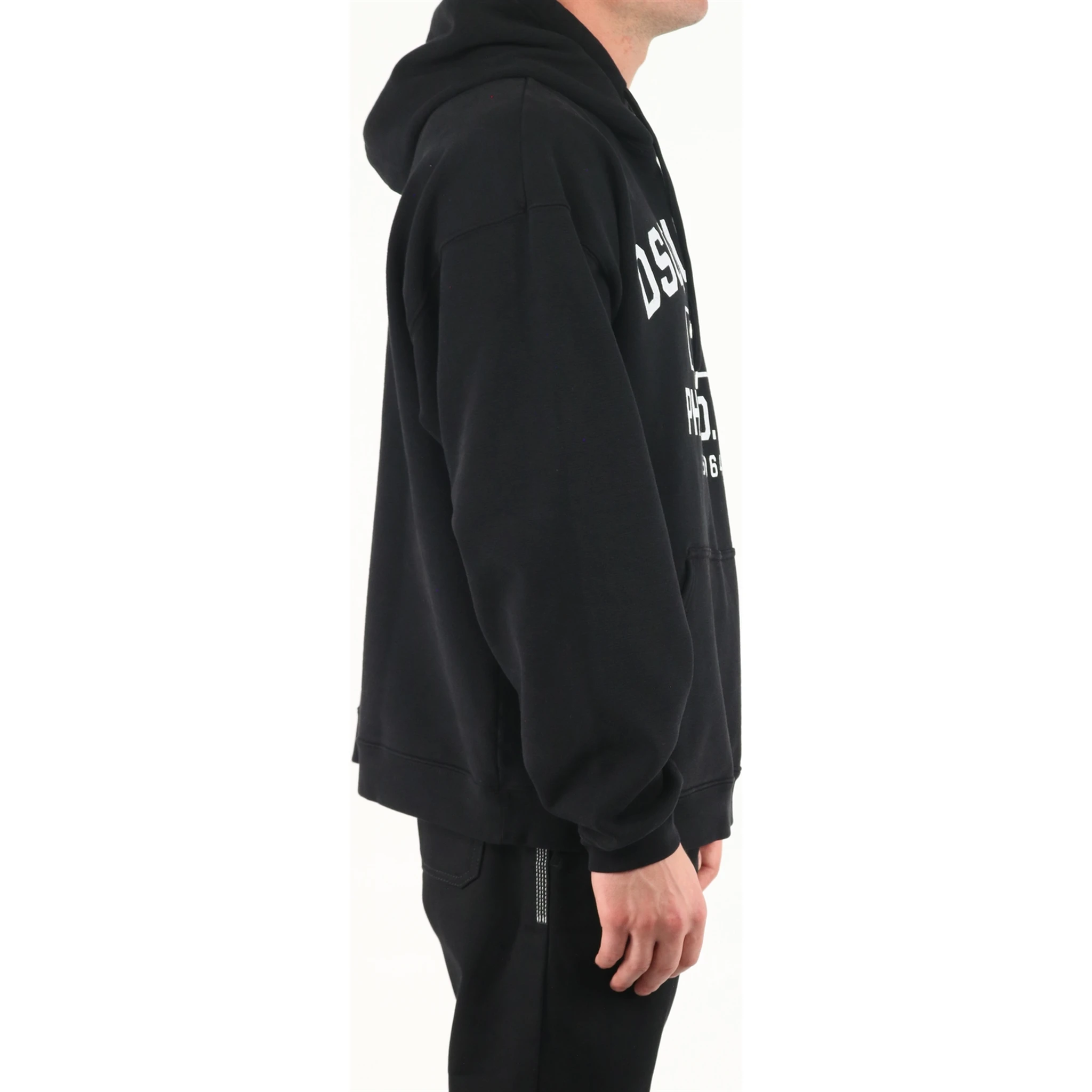 D2 XXL Herca hoodie black