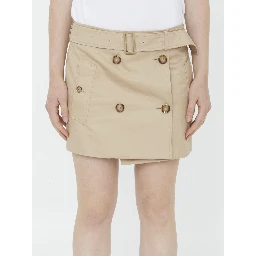 Trench miniskirt