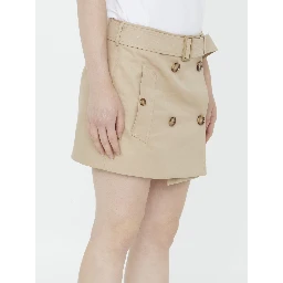 Trench miniskirt