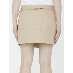 Trench miniskirt