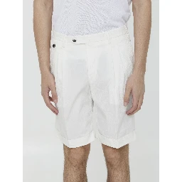 Seersucker bermuda shorts