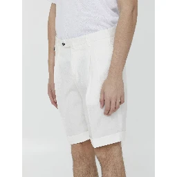 Seersucker bermuda shorts