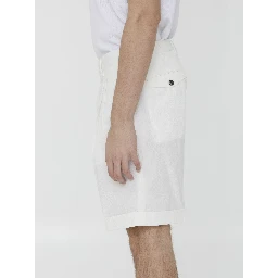 Seersucker bermuda shorts