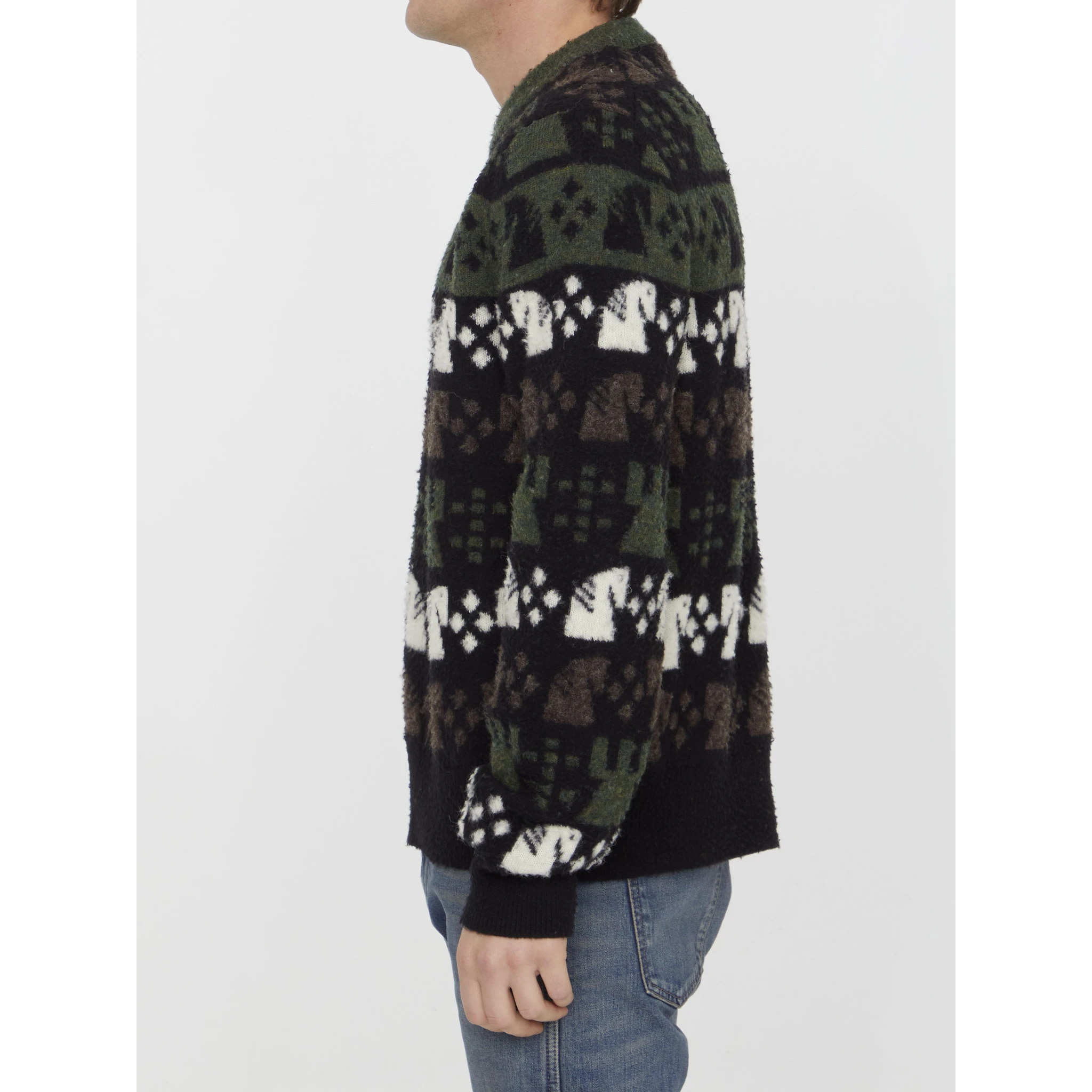 Chess pattern sweater