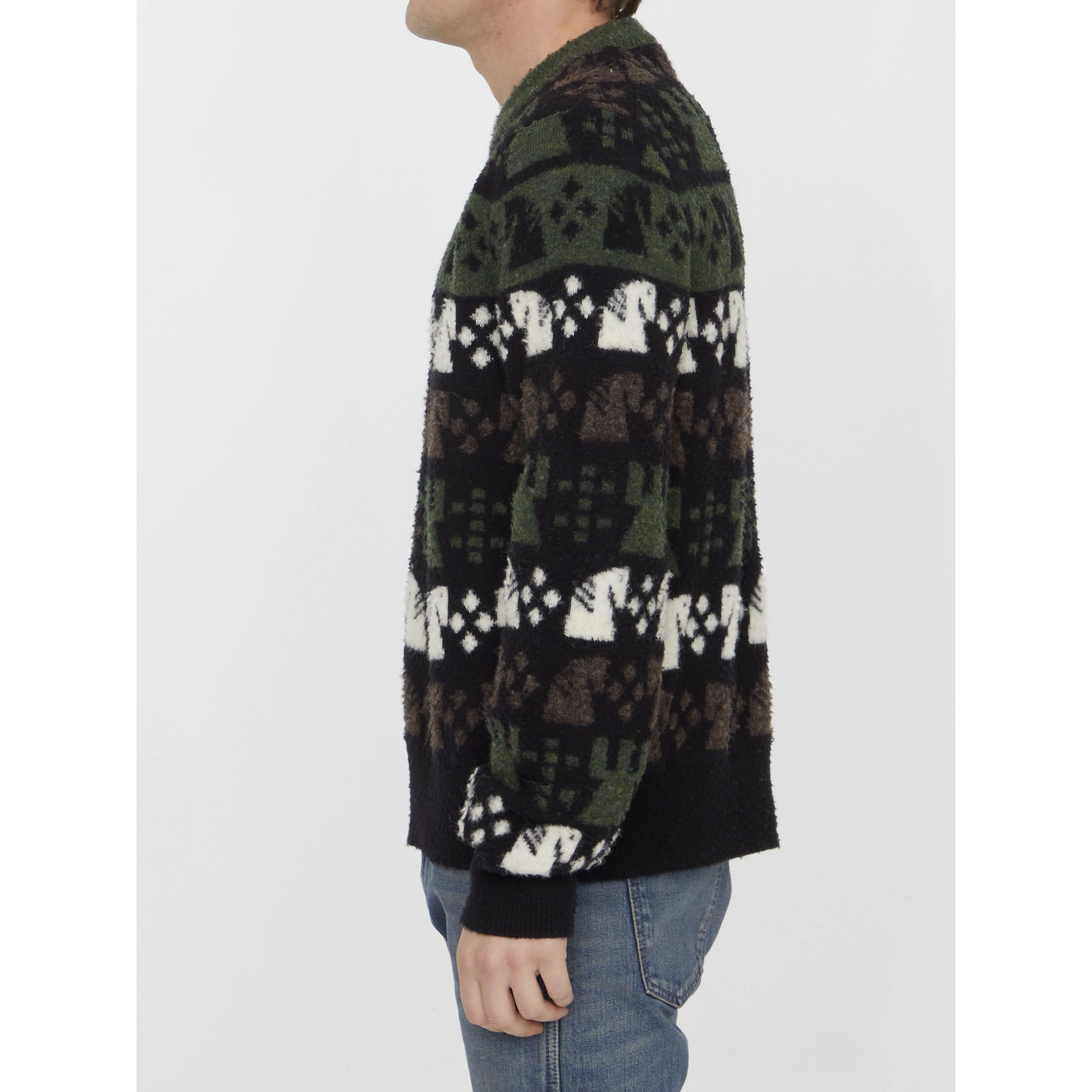 Chess pattern sweater